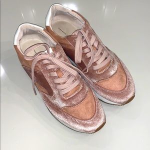 Zara Velvet Sneakers